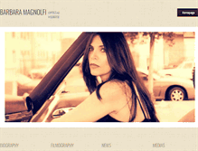 Tablet Screenshot of barbaramagnolfi.com
